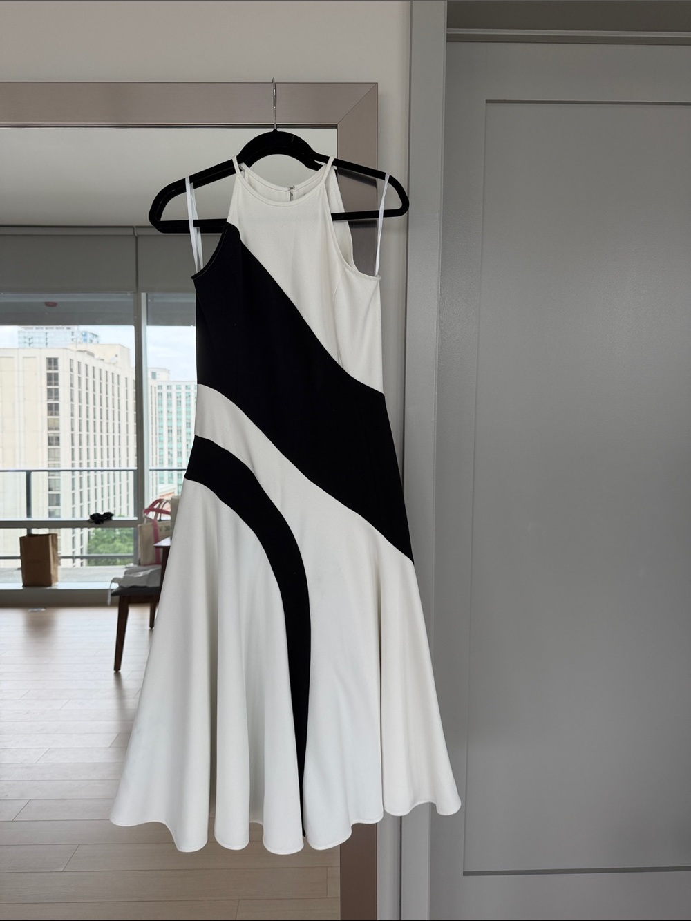 Black & White A-Line Dress